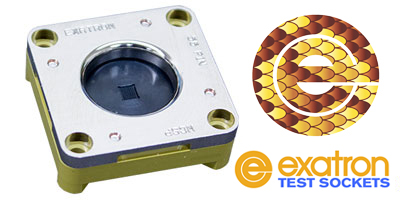 IC Thermal Test socket, Copperhead cuts soak times in half, from Exatron